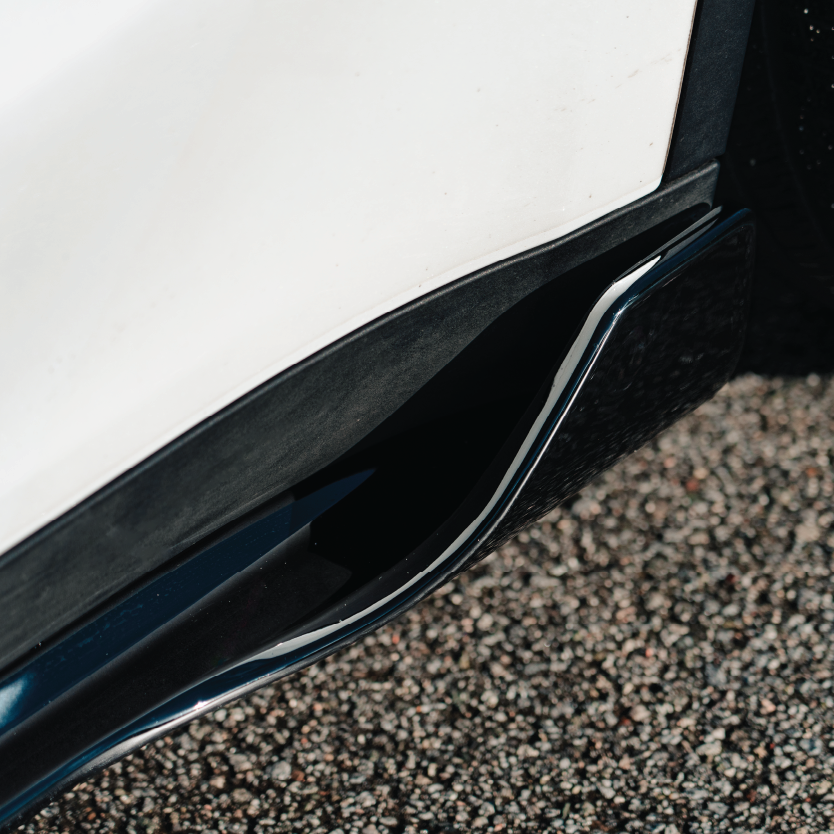 Model Y Sport Side Skirt Extensions - Gloss/Matte Black