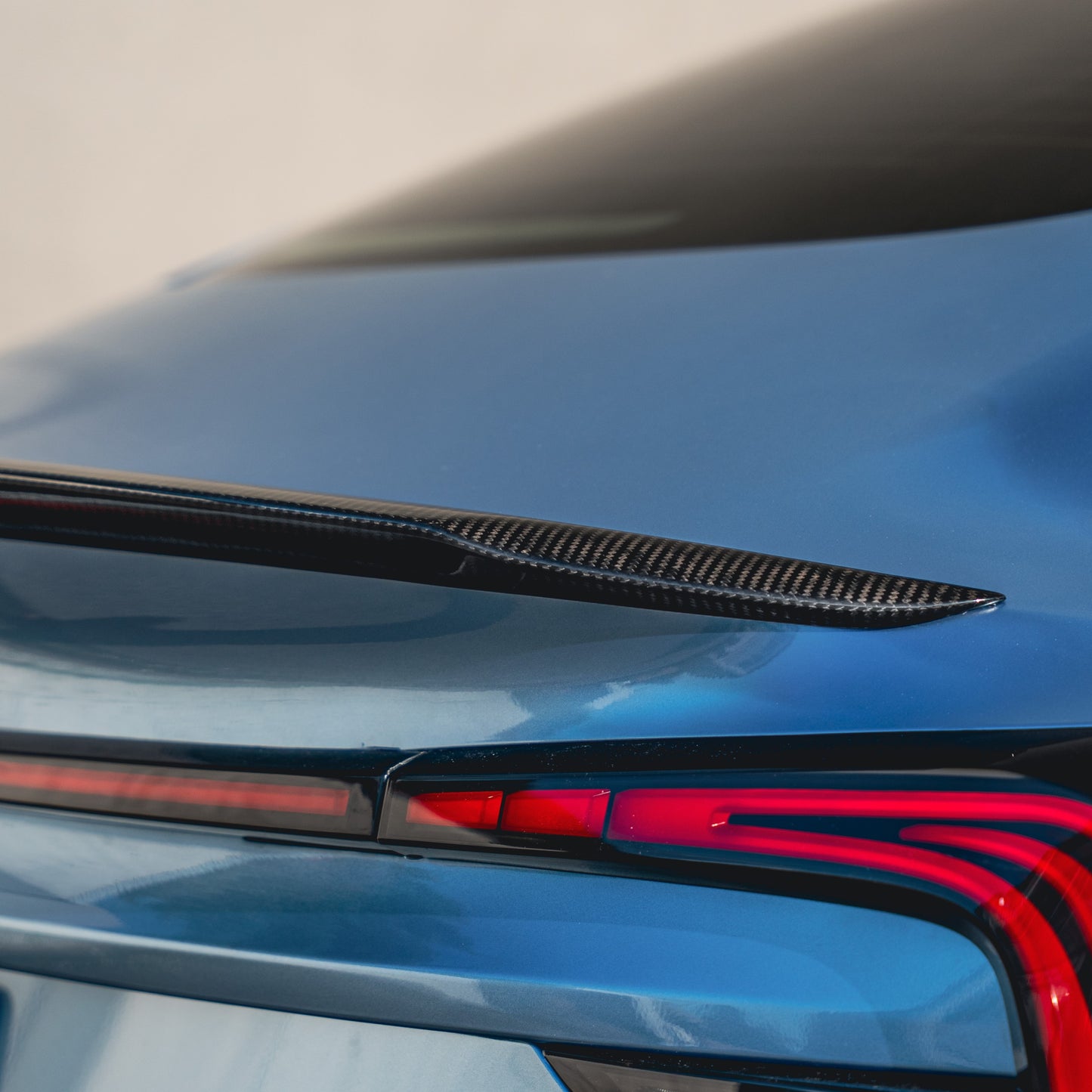 Model 3 Highland 2024+ Genuine Carbon Fiber Rear Trunk Performance Spoiler V2 (OEM Style)