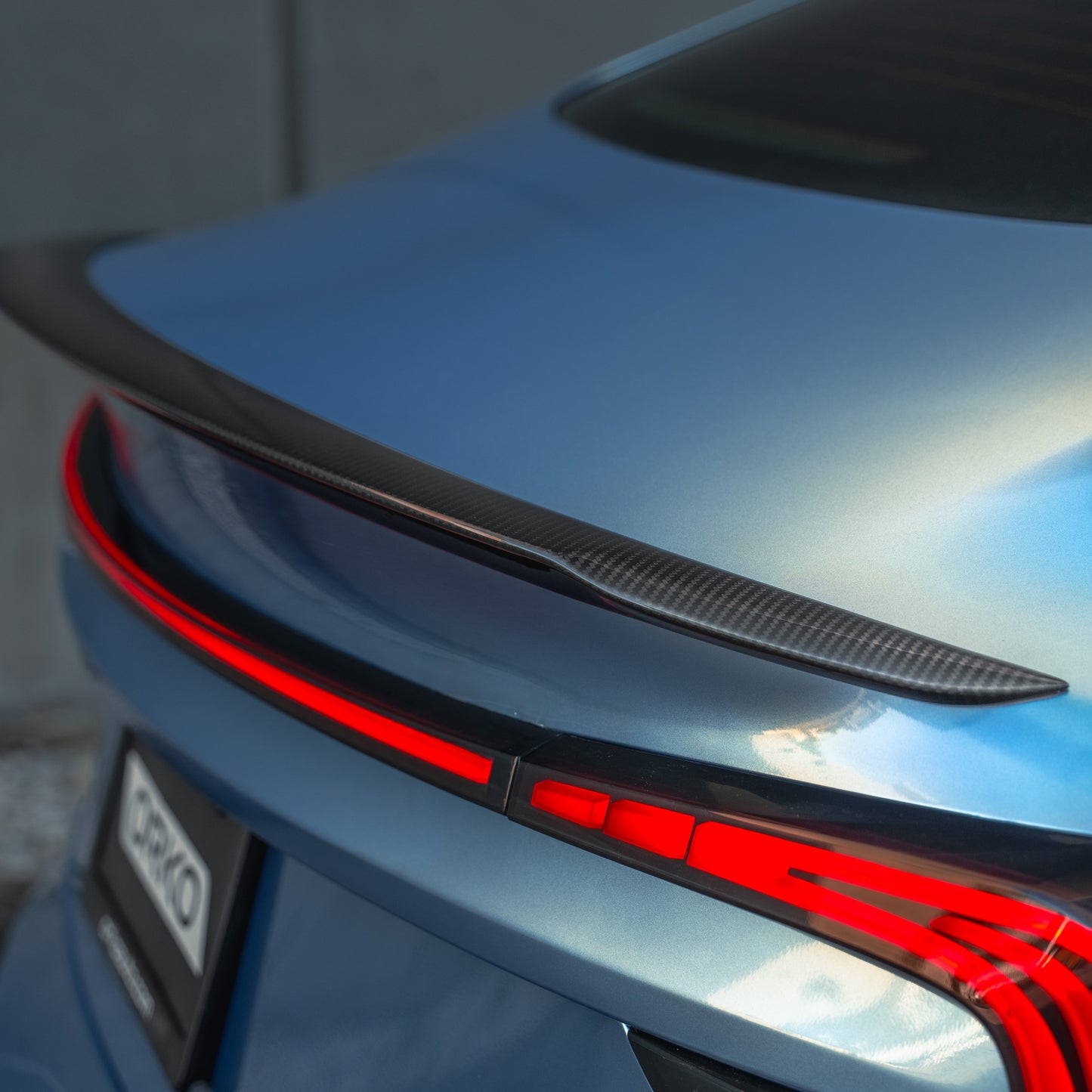 Model 3 Highland 2024+ Genuine Carbon Fiber Rear Trunk Performance Spoiler V2 (OEM Style)