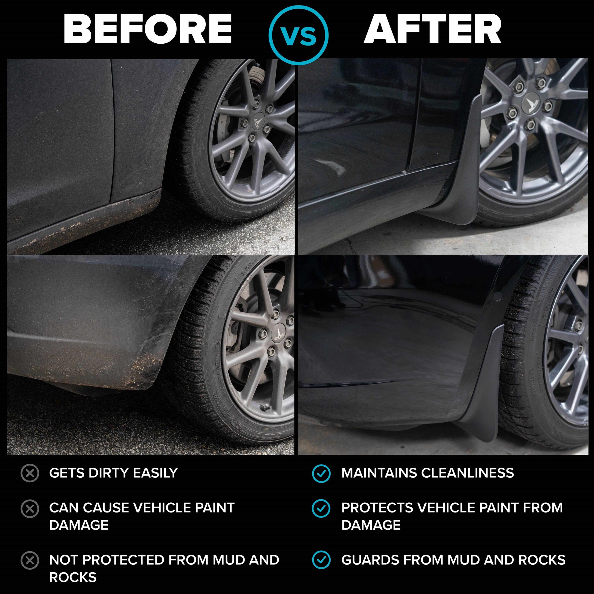 Model 3 Mud Flaps