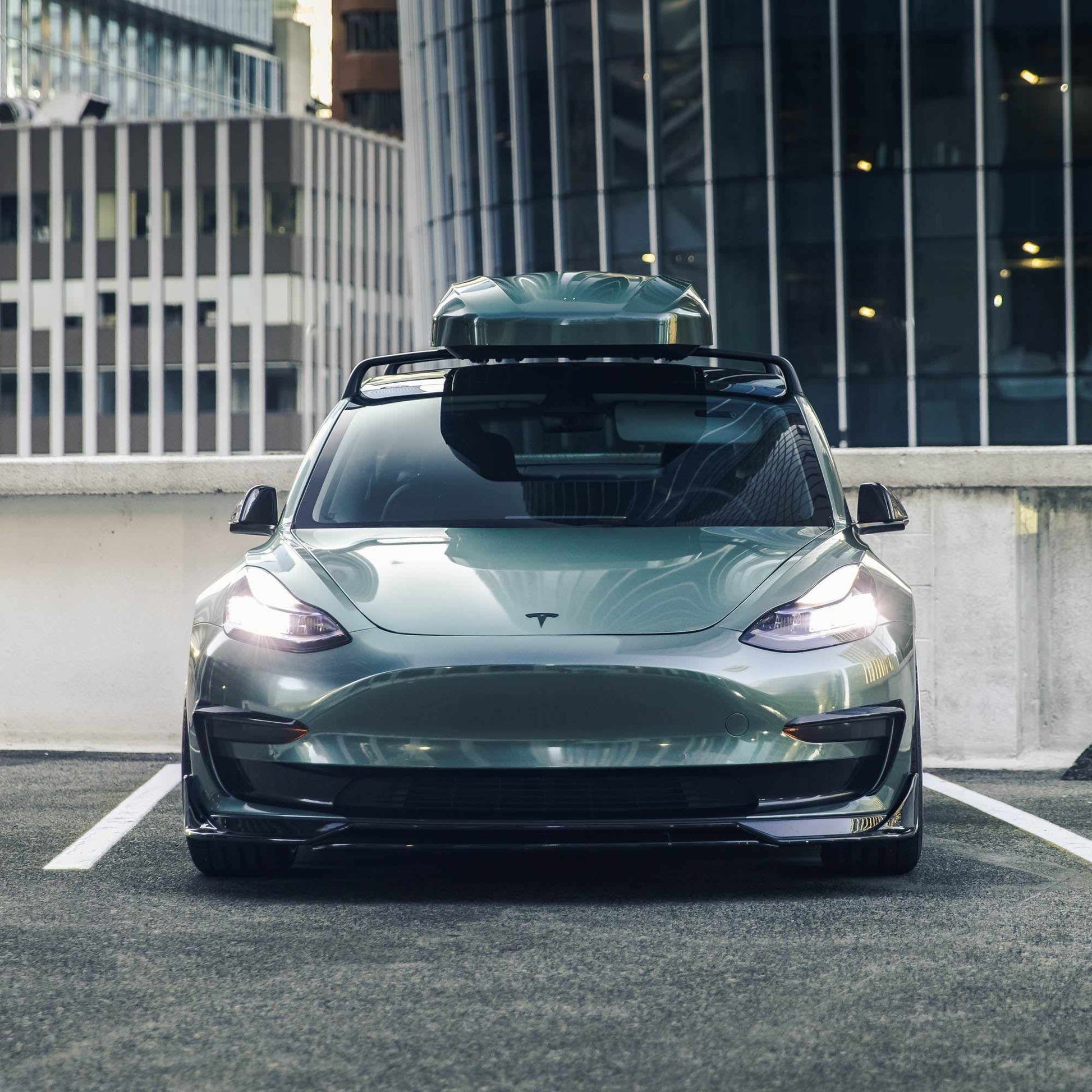 Model 3 V-Type Body Kit Bundle - Gloss Black