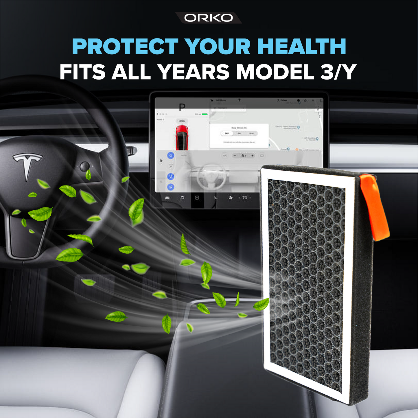 Model 3/Y HEPA Filter (Set of 2)