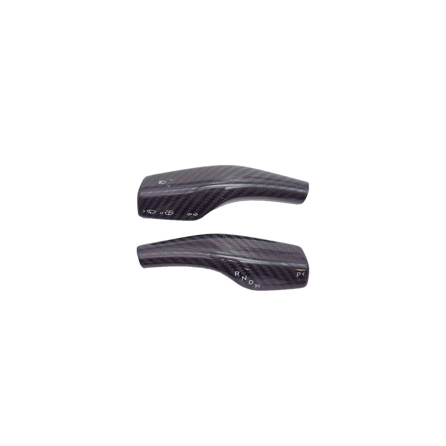 Model 3/Y Shifter Stalk Cover - Gloss Carbon Fiber