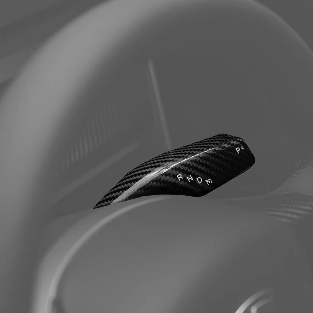 Model 3/Y Genuine Carbon Fiber Shifter Stalk Cover