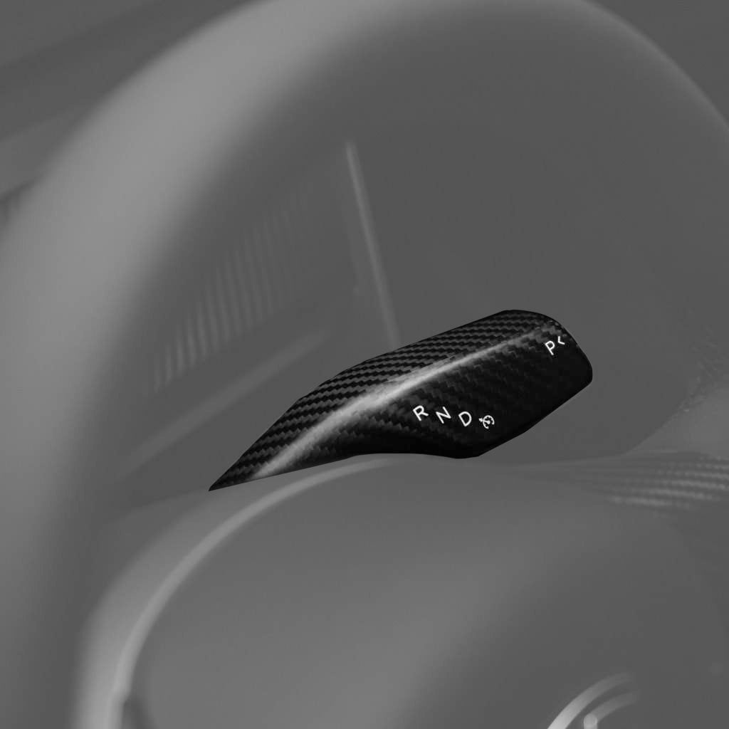 Model 3/Y Genuine Carbon Fiber Shifter Stalk Cover