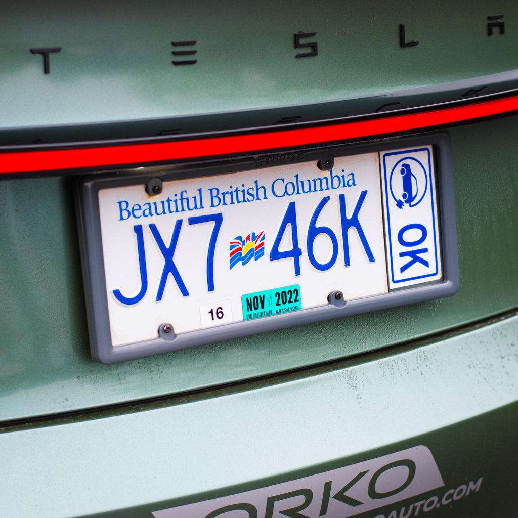 Model S, 3, X, Y EVOK License Plate Frame
