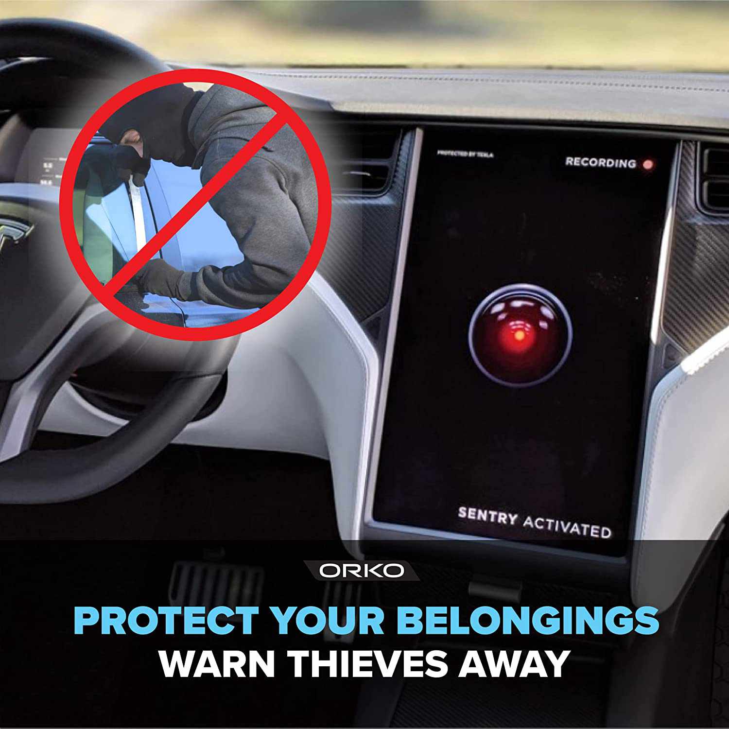 Model S, 3, X, Y Sentry Mode Window Sticker