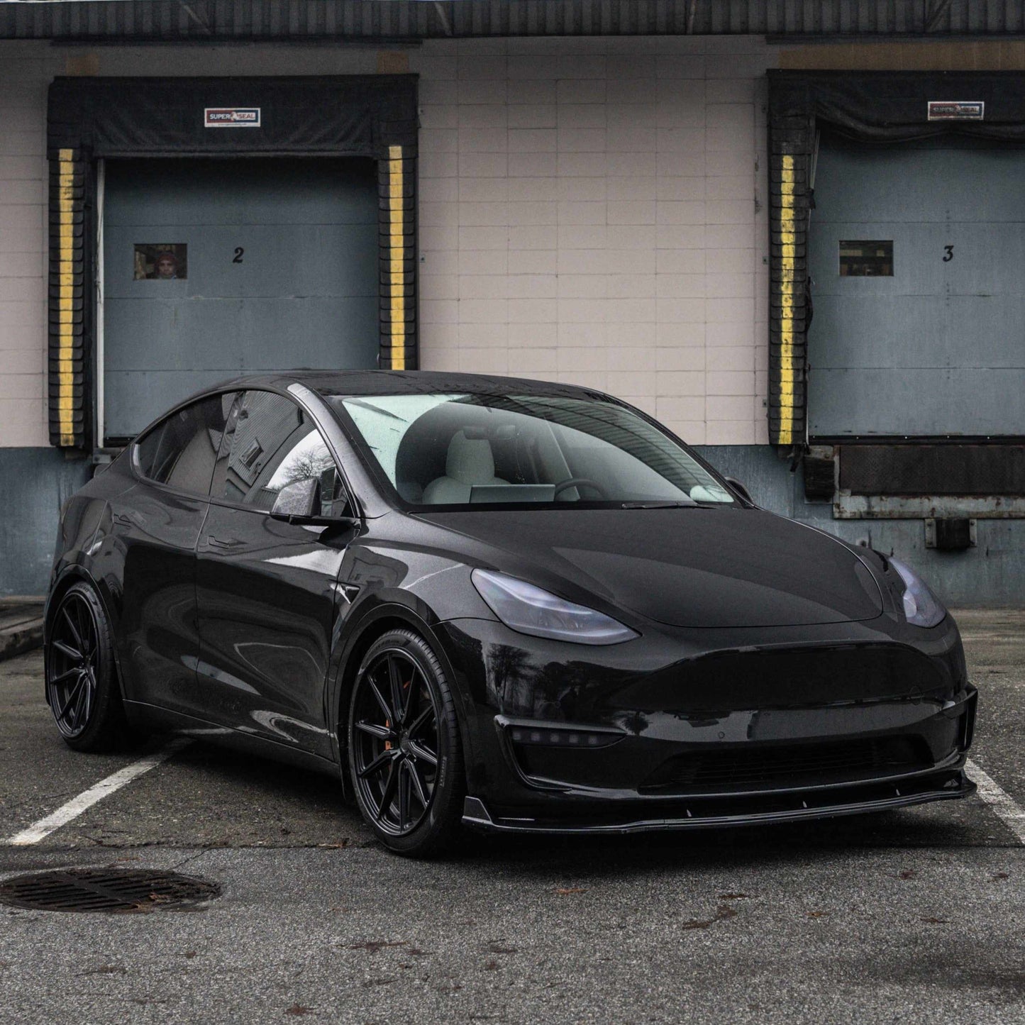 Model Y Sport Front Lip/Splitter - Gloss Black