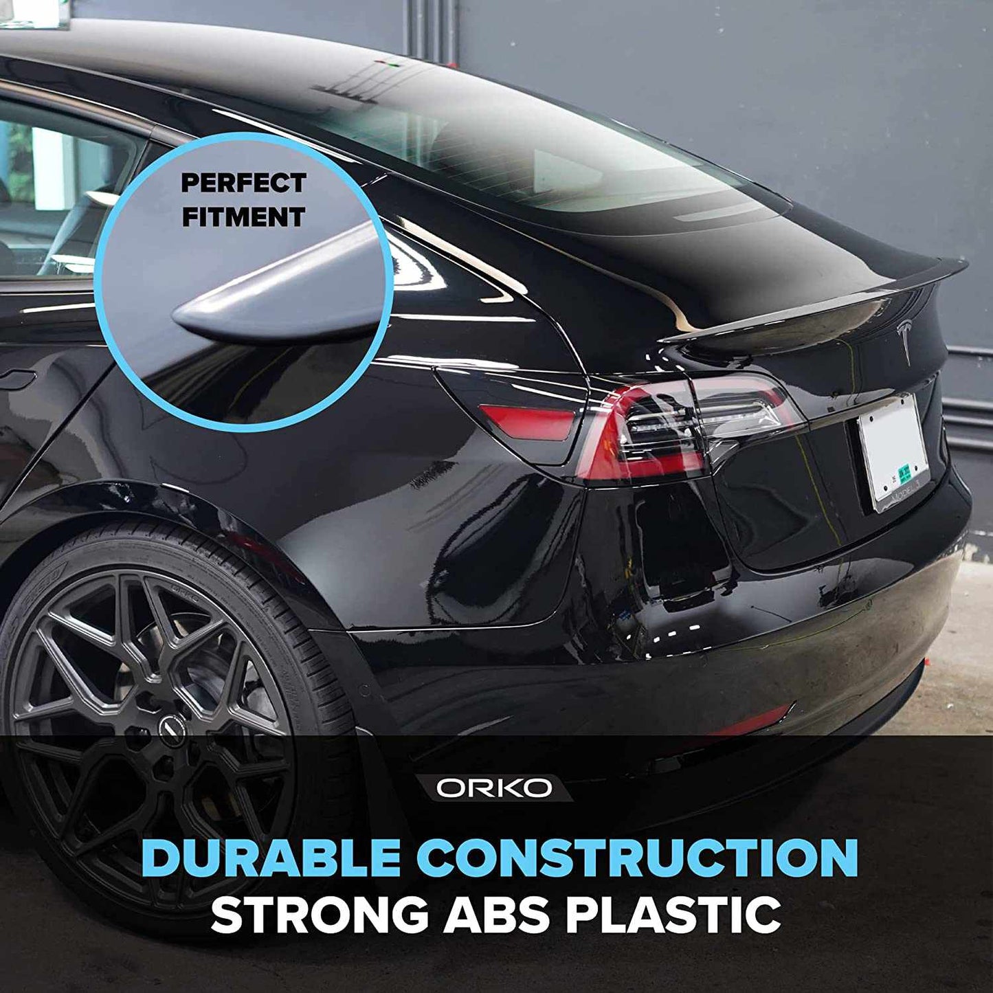Tesla Model 3 ABS Rear Trunk Performance Spoiler - Gloss Black