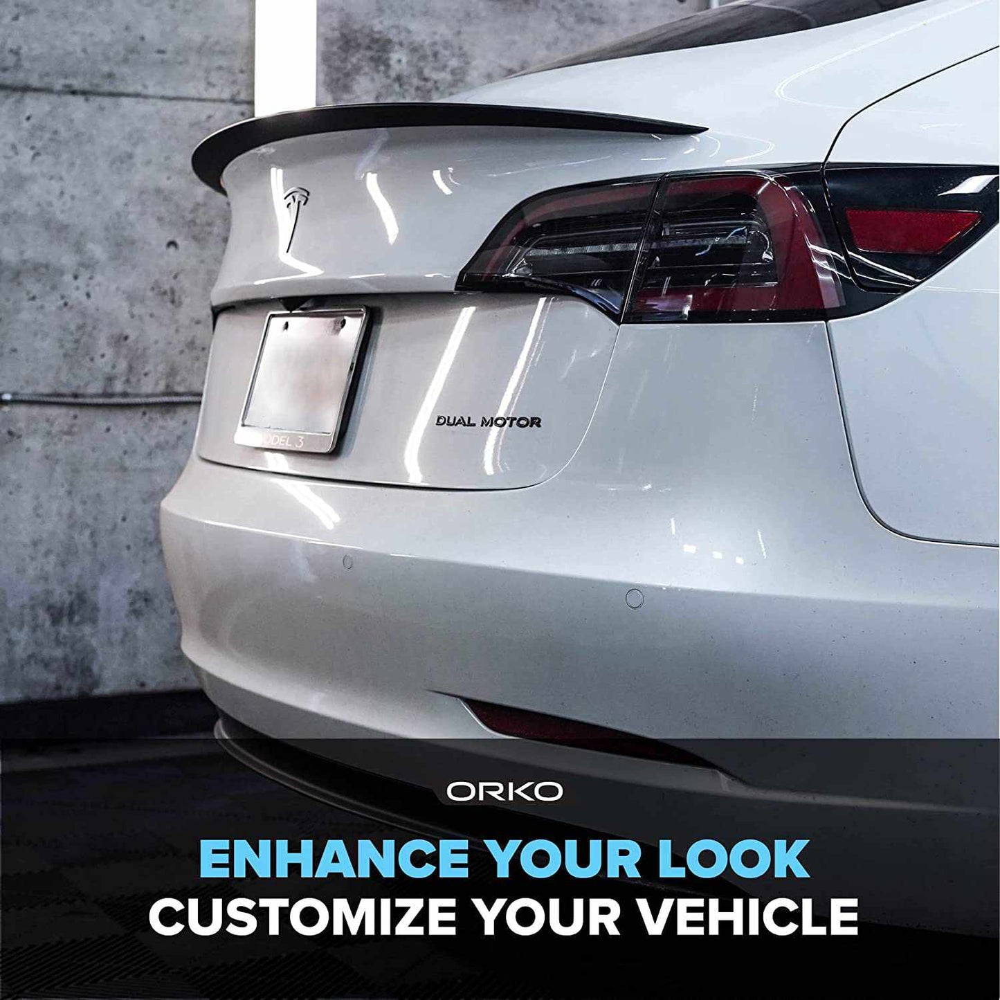 Model 3 ABS Rear Trunk Performance Spoiler - Gloss/Matte Black