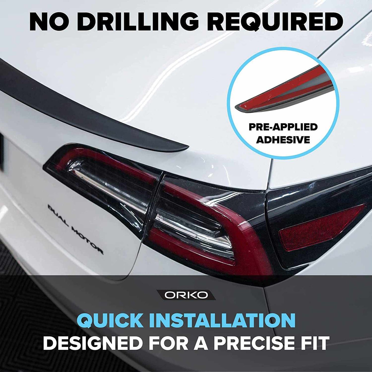 Model 3 ABS Rear Trunk Performance Spoiler - Gloss/Matte Black