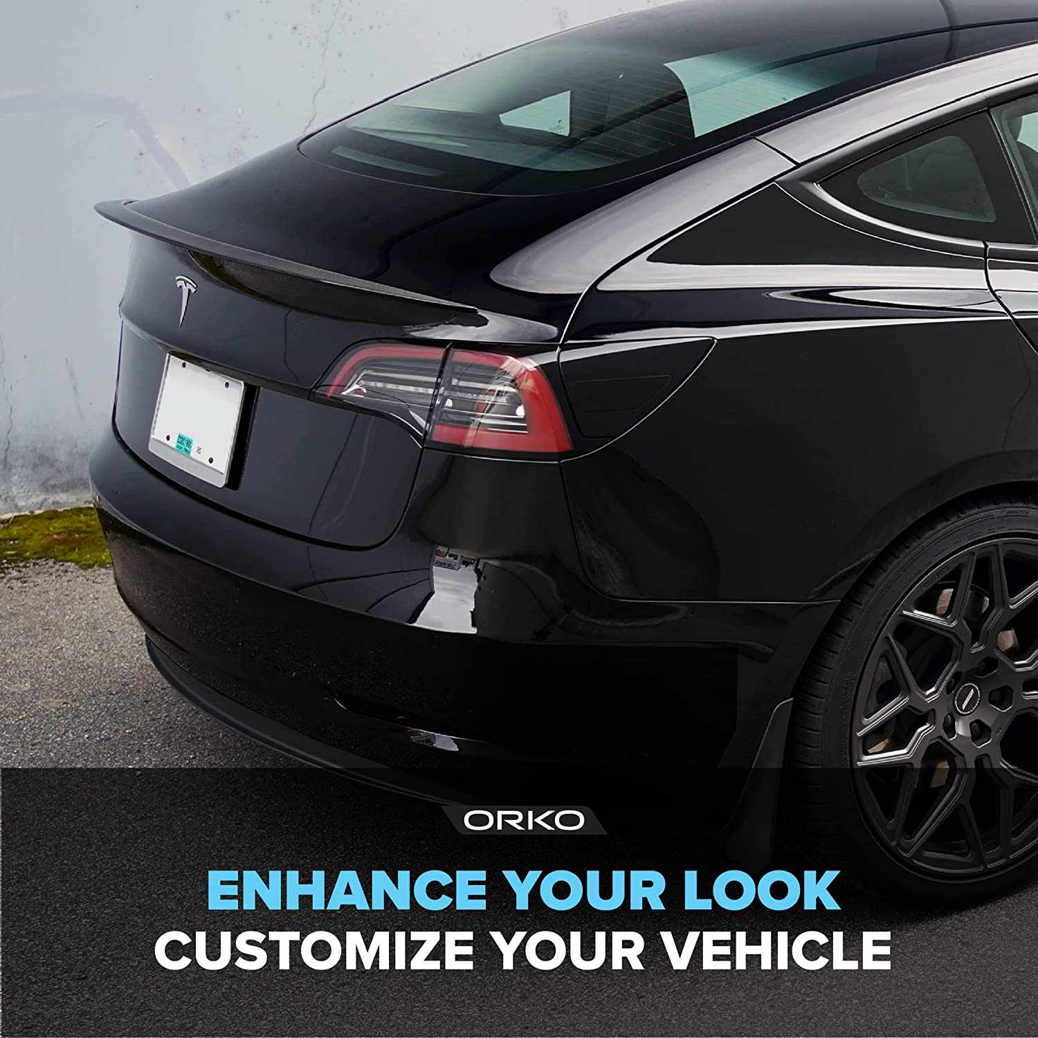 Tesla Model 3 Rear Trunk Performance Spoiler - Gloss Carbon Fiber