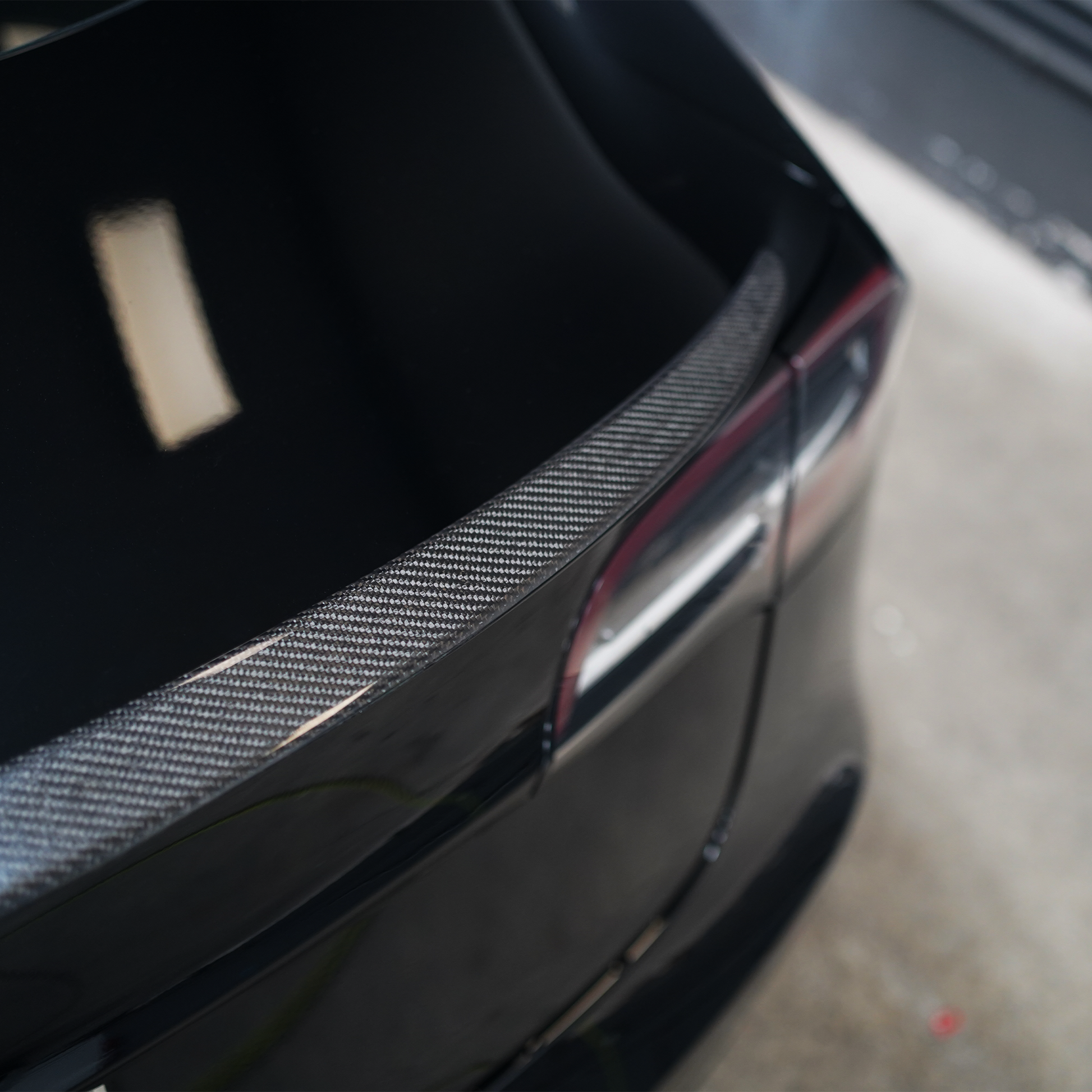 Tesla Model 3 Rear Trunk Performance Spoiler - Gloss Carbon Fiber