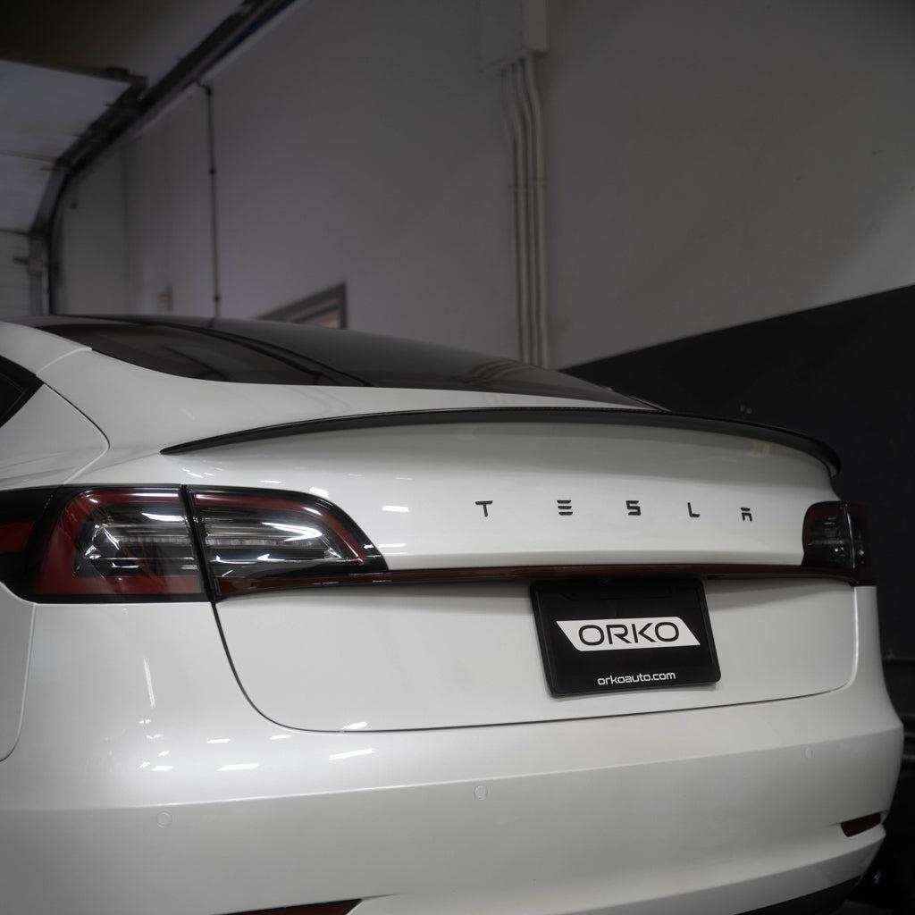 Model 3 Genuine Carbon Fiber Rear Trunk Performance Spoiler
