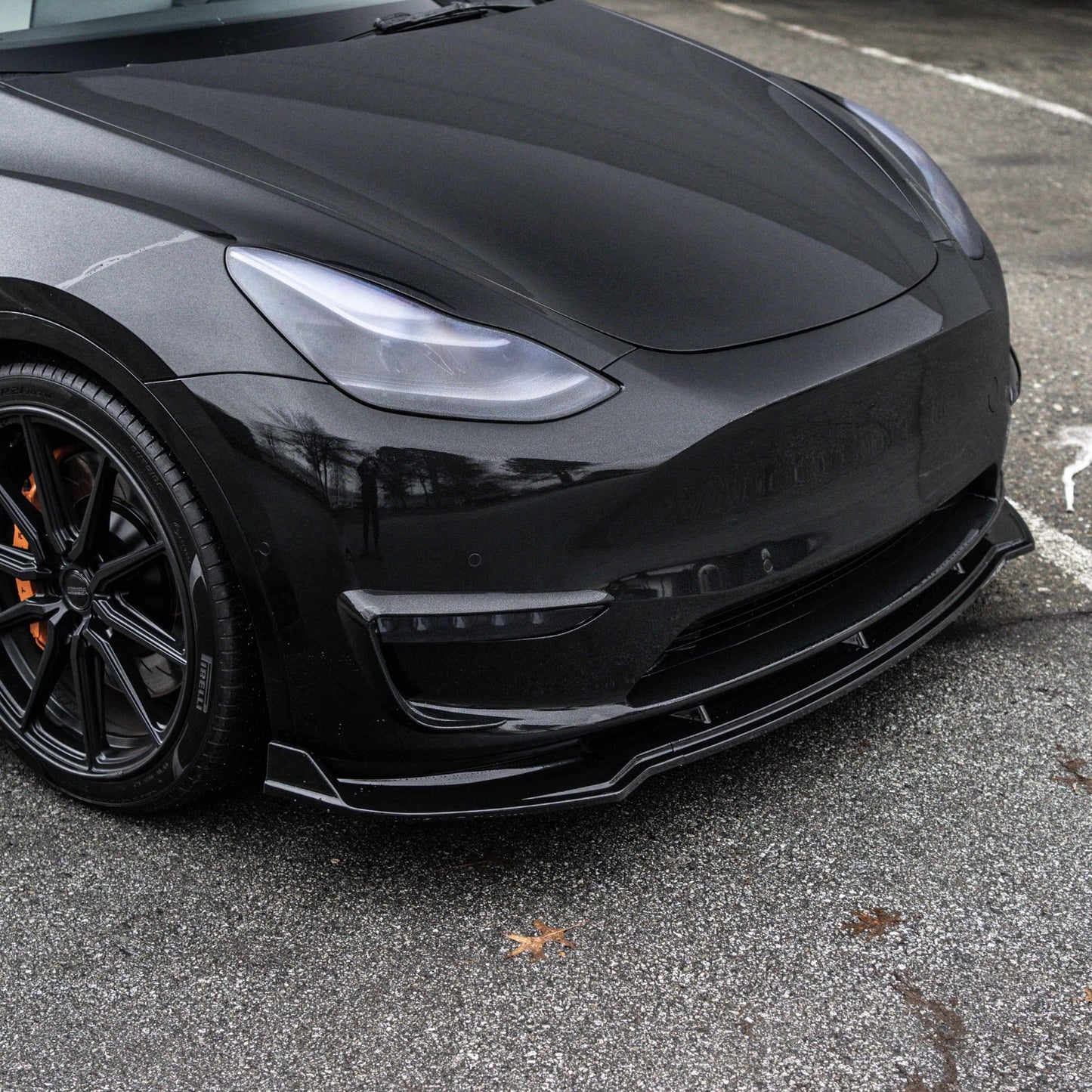Tesla Model Y Fog Light Accents/Eyebrow - Gloss Black