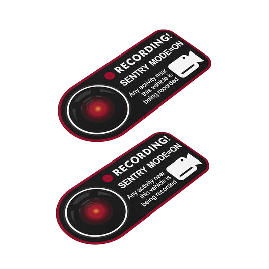 Model S, 3, X, Y Sentry Mode Window Sticker