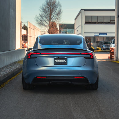 Model 3 Highland 2024+ Genuine Carbon Fiber Rear Trunk Performance Spoiler V2 (OEM Style)