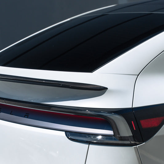 Model Y Juniper 2025+ Genuine Carbon Fiber Rear Trunk Performance Spoiler V2 (OEM Highland Style)