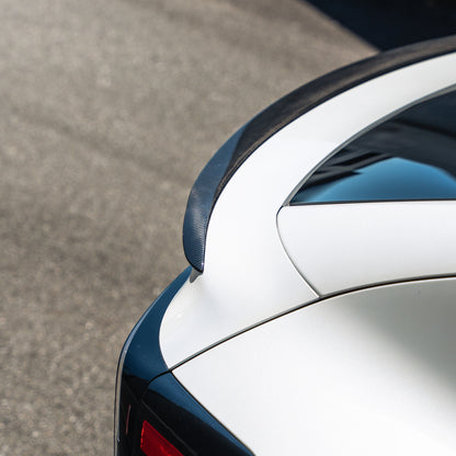 Model Y Juniper 2025+ Genuine Carbon Fiber Rear Trunk Performance Spoiler V2 (OEM Highland Style)
