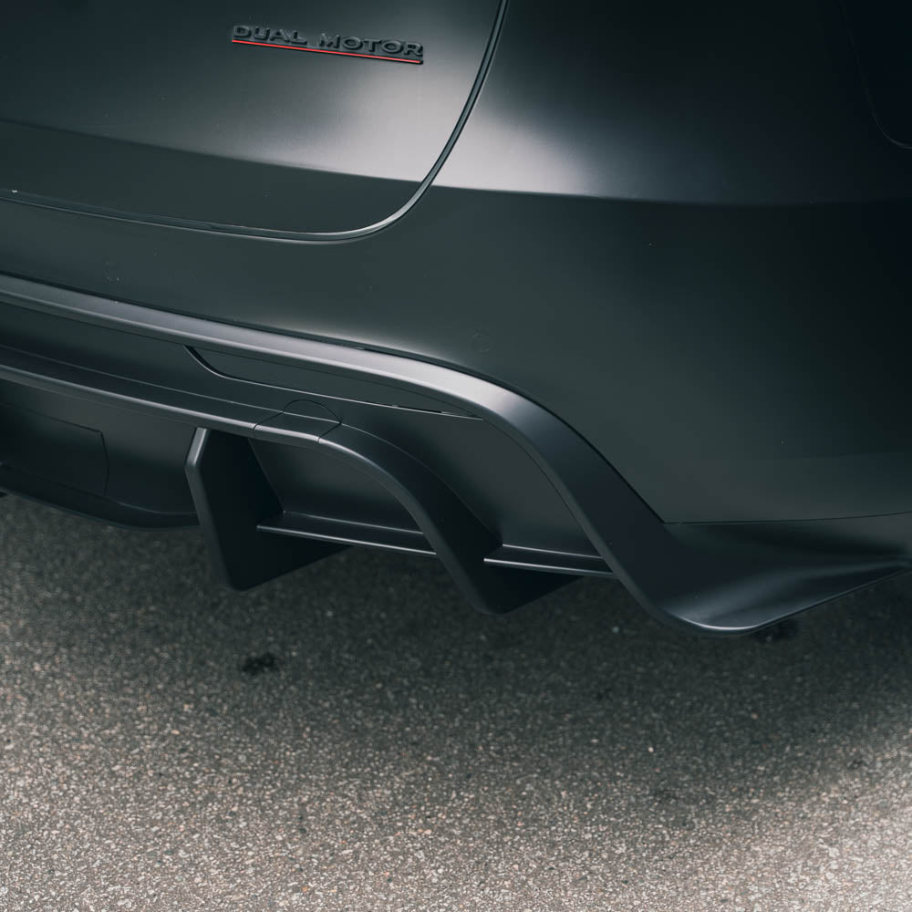 Model Y ABS Rear Bumper Diffuser - Gloss/Matte Black