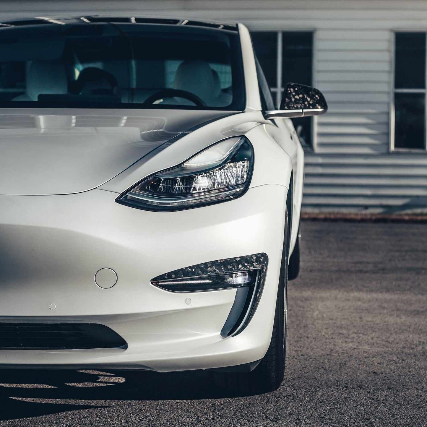 Model 3 Genuine Carbon Fiber Mirror Caps