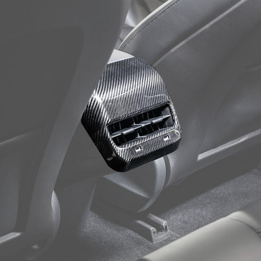 Model 3/Y Genuine Carbon Fiber Back Seat Vent Cover