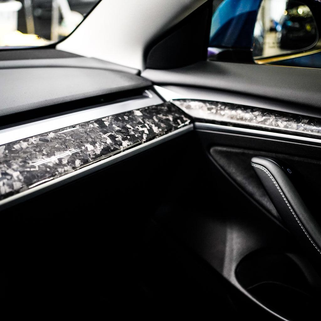 Model 3/Y Genuine Carbon Fiber Dash Cap