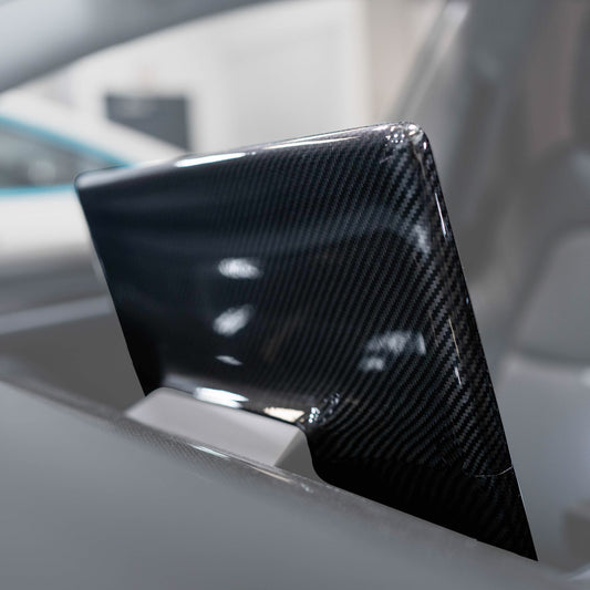 Model 3/Y Genuine Carbon Fiber Screen Backing Covers