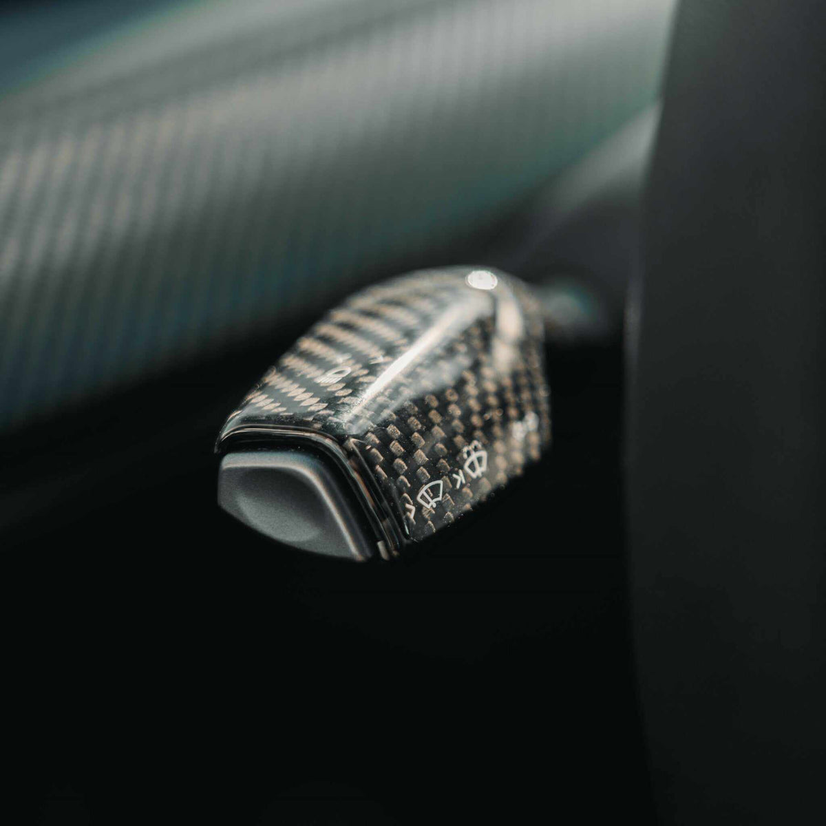 Model 3/Y Genuine Carbon Fiber Shifter Stalk Cover – ORKO Auto