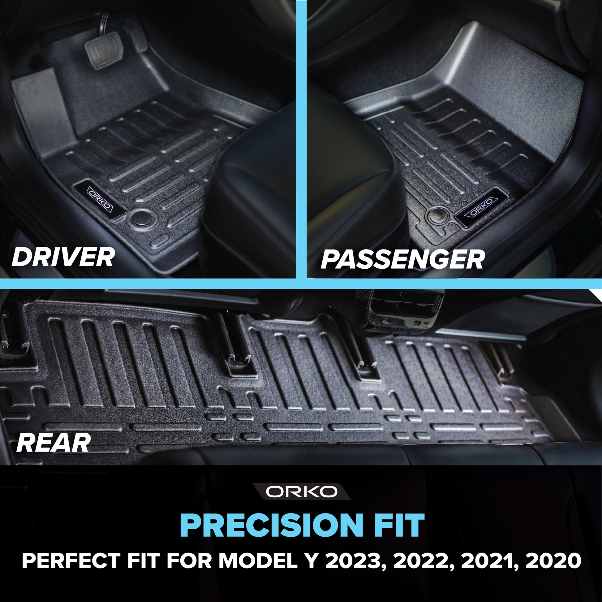 Tesla Model 3 Trunk and Frunk Mats