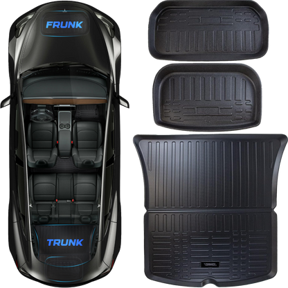 Tesla Model Y Trunk and Frunk Mats