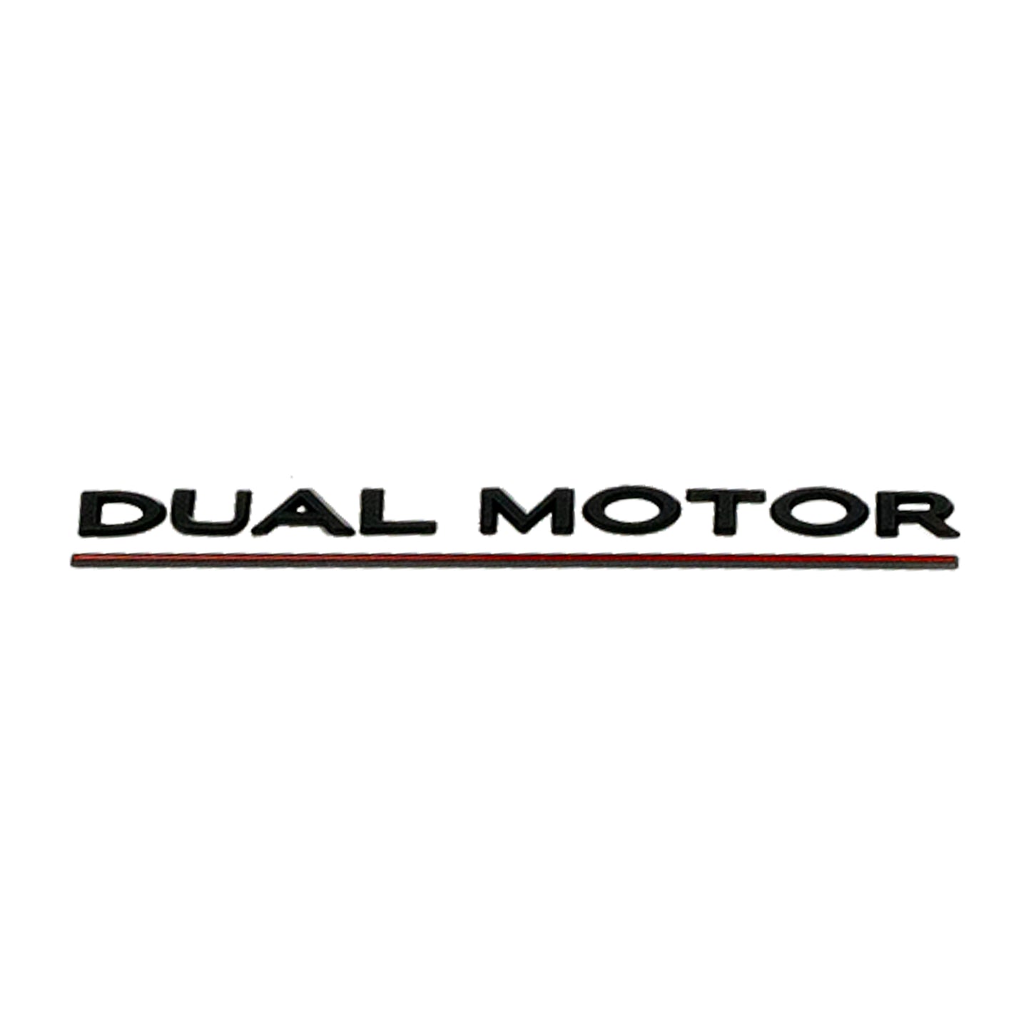 Model 3/Y Dual Motor Badge - Gloss/Matte Black