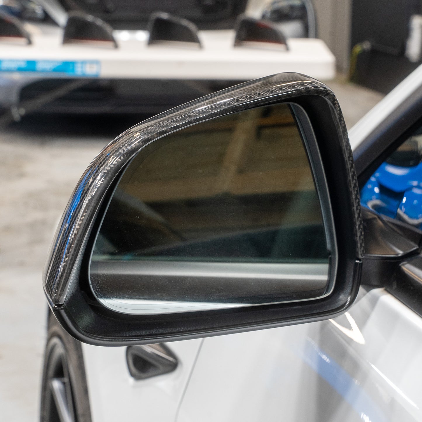 Model 3 Genuine Carbon Fiber Mirror Caps