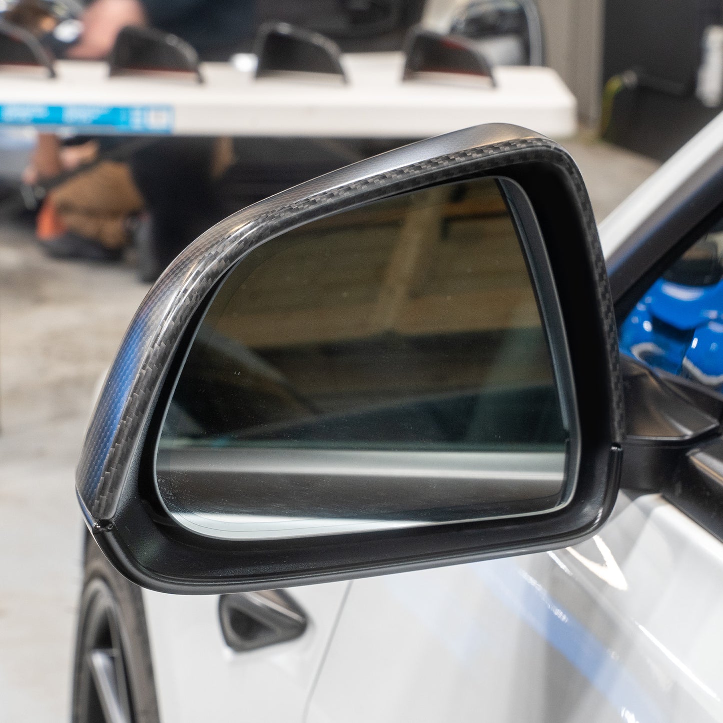 Model 3 Genuine Carbon Fiber Mirror Caps